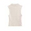 Kaslead New Arrival Women's Clothing Fashion Style Fashion All-Match Casual Half Turtleneck Sleeveless Tops 4174832