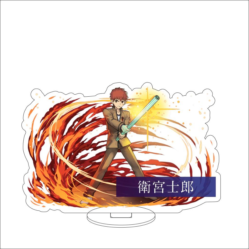 16 см Аниме Fate stay night Unlimited Blade Works Косплей Акриловая подставка Украшения Эмия Широ Фигурка-подставка Хэллоуин Подарки