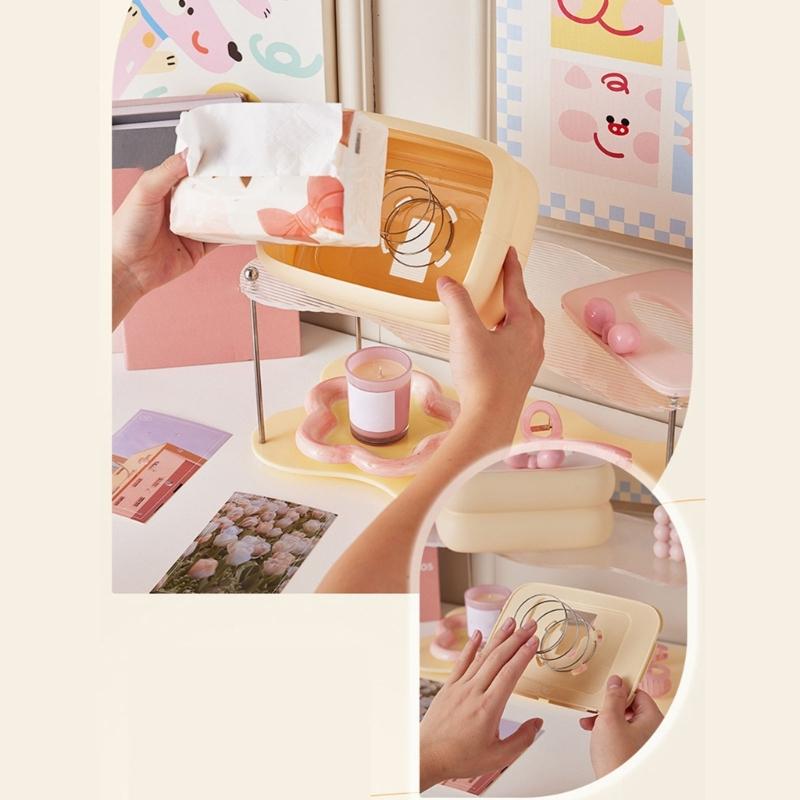 Простые органайзеры для салфеток в дофаминовой тематике, Премиальные материалы, Дизайн, Настольные органайзеры для современного дома и офиса