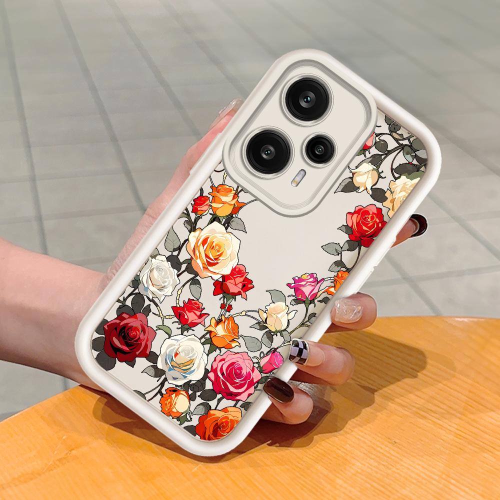 Мягкий силиконовый квадратный чехол с рисунком лестницы для телефона, полное покрытие, противоударный защитный резиновый чехол для камеры для Xiaomi Redmi