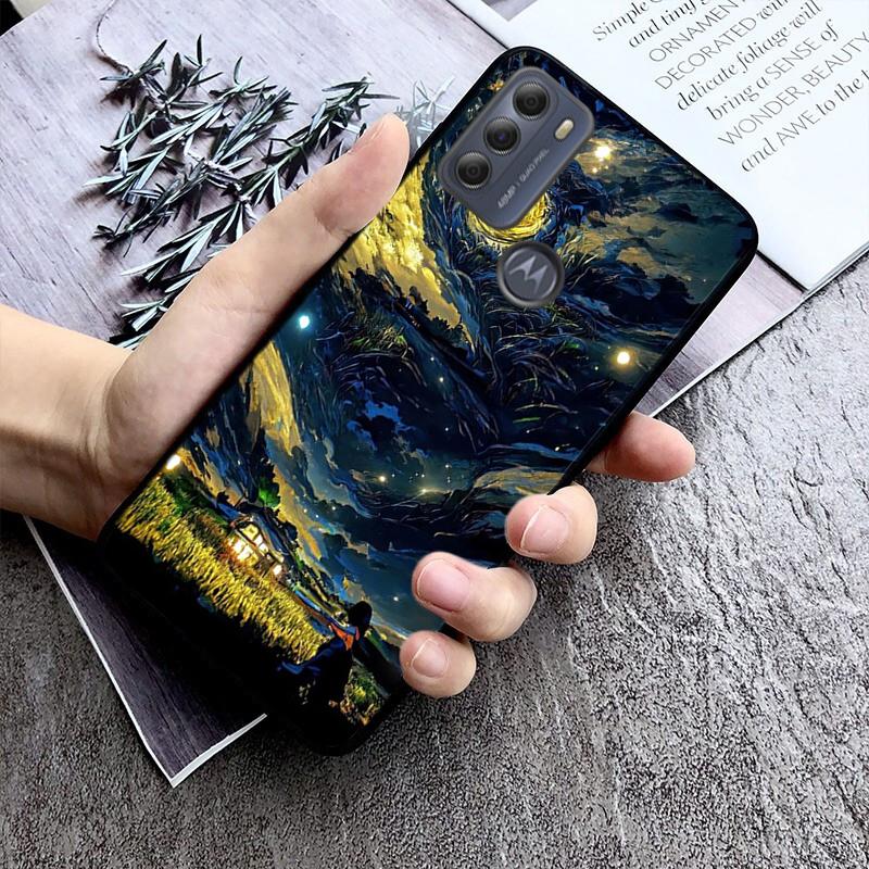 Эстетический чехол для телефона «Звездное небо» для Moto G84 G22 G32 G42 G52 G62 G53 G72 G60 G60S G100 G10 G20 G30 G13 G50 G 5G G Pure