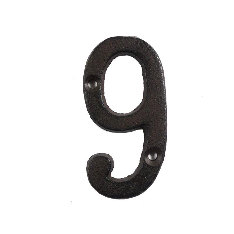 ??? Metal Letters Numbers Cast Iron Decoration House Sign Doorplate DIY Cafe Wall