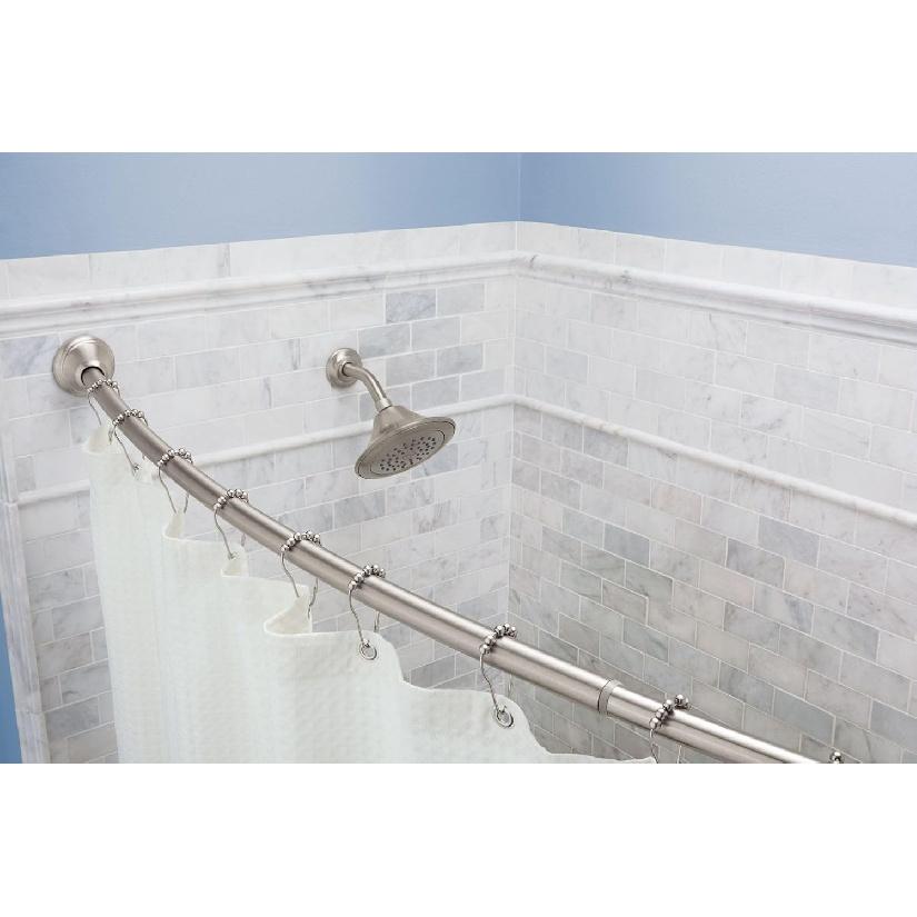 Moen SR2100BN Роликовые кольца для душевой шторы, 12 штук, Матовый никель