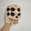 Multi-eyed spider creature latex mask, adult size, for Halloween parties, escape room props