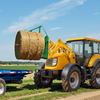Skid Steer Pallet Frame, 1814 kg Rated Load Capacity, 115 cm Pallet Fork Frame Attachments with 50.8 mm Hitch Receiver & Spear Sleeves, Fit for John