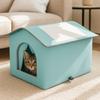 Waterproof Insulated Cat House Foldable Outdoor Pet Tent Feral Cat Shelter  Four Seasons