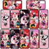 Чехол для iPhone 17 16 15 Xiaomi Poco Redmi Note 14 13 12 11 Pro Max 9 16e Samsung Galaxy S25 S24 OPPO Huawei Микки Розовый Минни Милый Мышонок Чехол для телефона