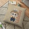 Наволочка Labubu The Monsters Pillowslip Cushion Plush 45x45CM Для мальчиков и девочек Мультфильм Аниме Kawaii Украшения Дети День рождения Милые подарки