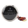 DC 9?32V 52MM Boat Round Digital Hour Meter High Precise Hourmeter Round Gauge for RVs Yachts