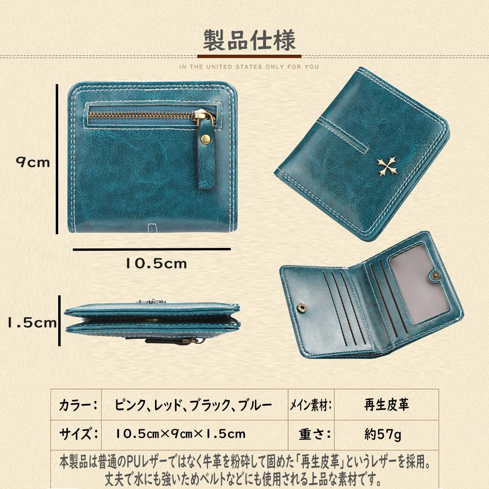 Fashion Luxury Compact Thick Thin Bifold Stylish Easy To Match Large Capacity Leather Card Case Coin Purse Business Present Comes with Exclusive Case