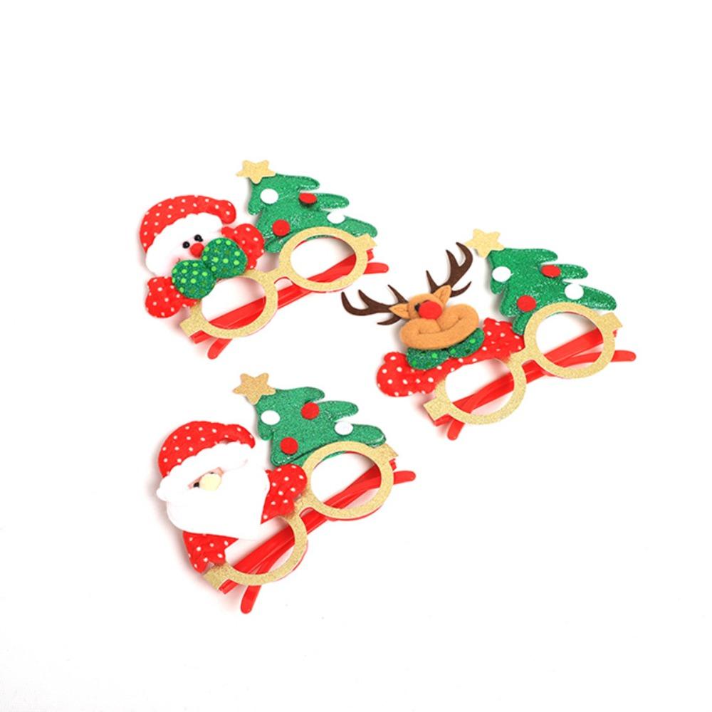 New Year Cute Frame Adults Party Christmas Decorations Elk Glasses Photo Prop Children's Glasses
