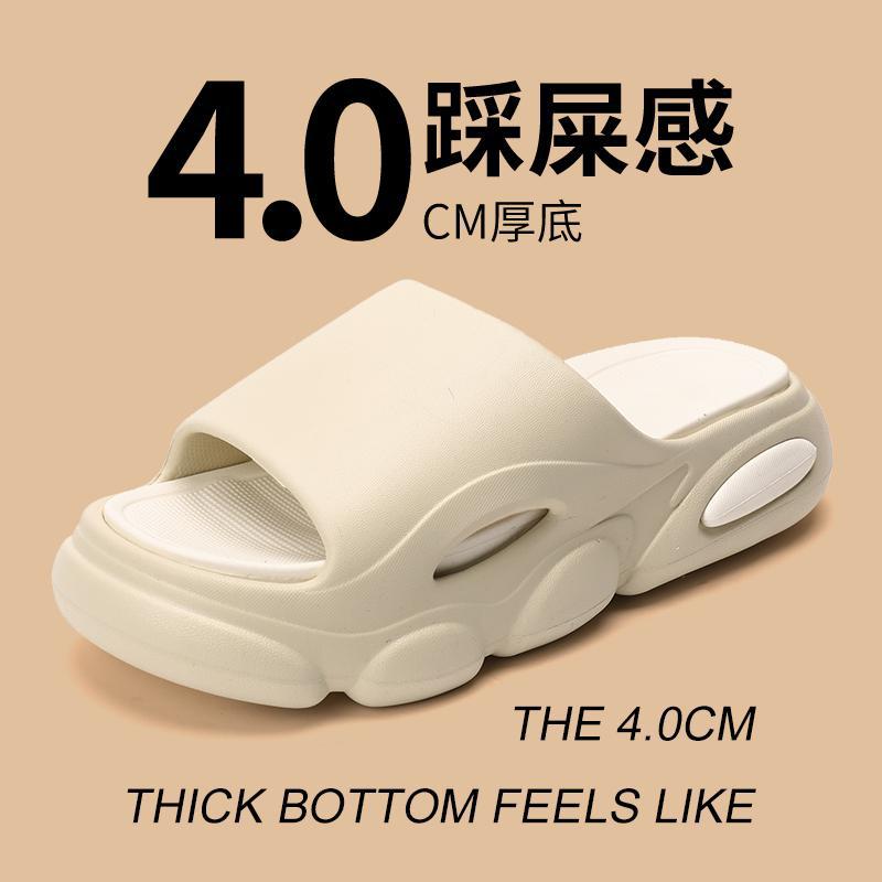 Fashion Shevalues Men Summer Slippers New Thick Sole EVA Sandals Indoor Non-slip Unisex Bathromm Slides Casual Platform House Slippers