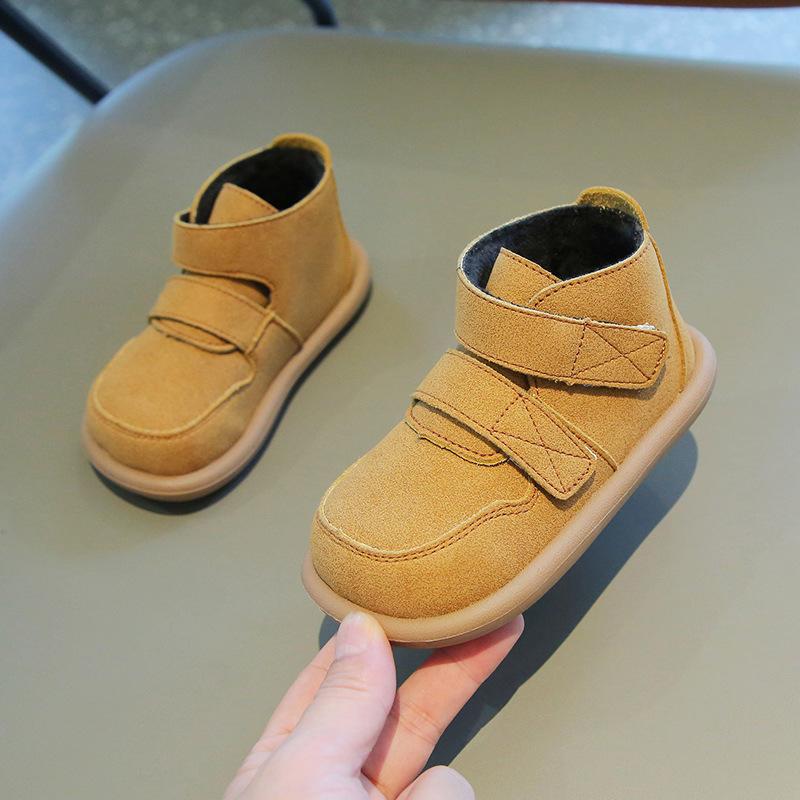 Autumn Winter Boy Kids Shoe for Fashion Spring Ankle Boots Genuine Breathable Shoes for Girls and Boys