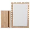 Wood Necklace Bracelet Pendant Jewelry Organizer Display Holder Stand Rack(White)
