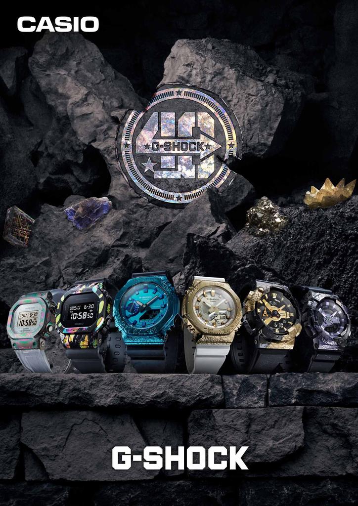 [Casio] Часы G-SHOCK [Оригинальный отечественный продукт] G-SHOCK 40th Anniversary Adventurer's Stone GM-5640GEM-1JR мужские серые скелетоны
