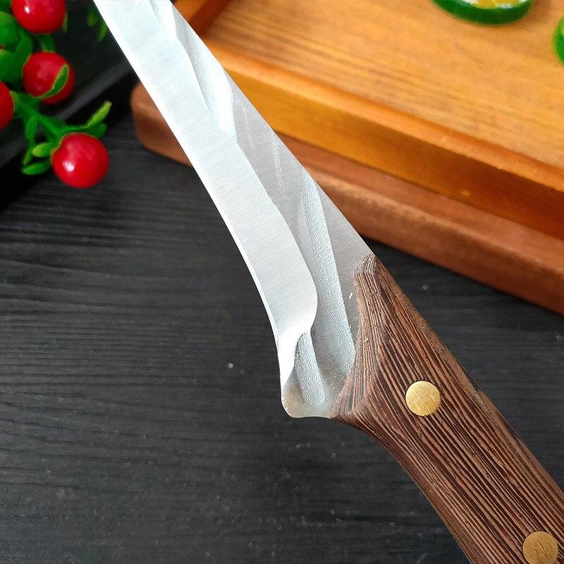 5Cr15Mov Stainless Steel Boning Knife Butcher Knife Household Slicing Knife Meat Cleaver Fruit Knife Outdoor Knife