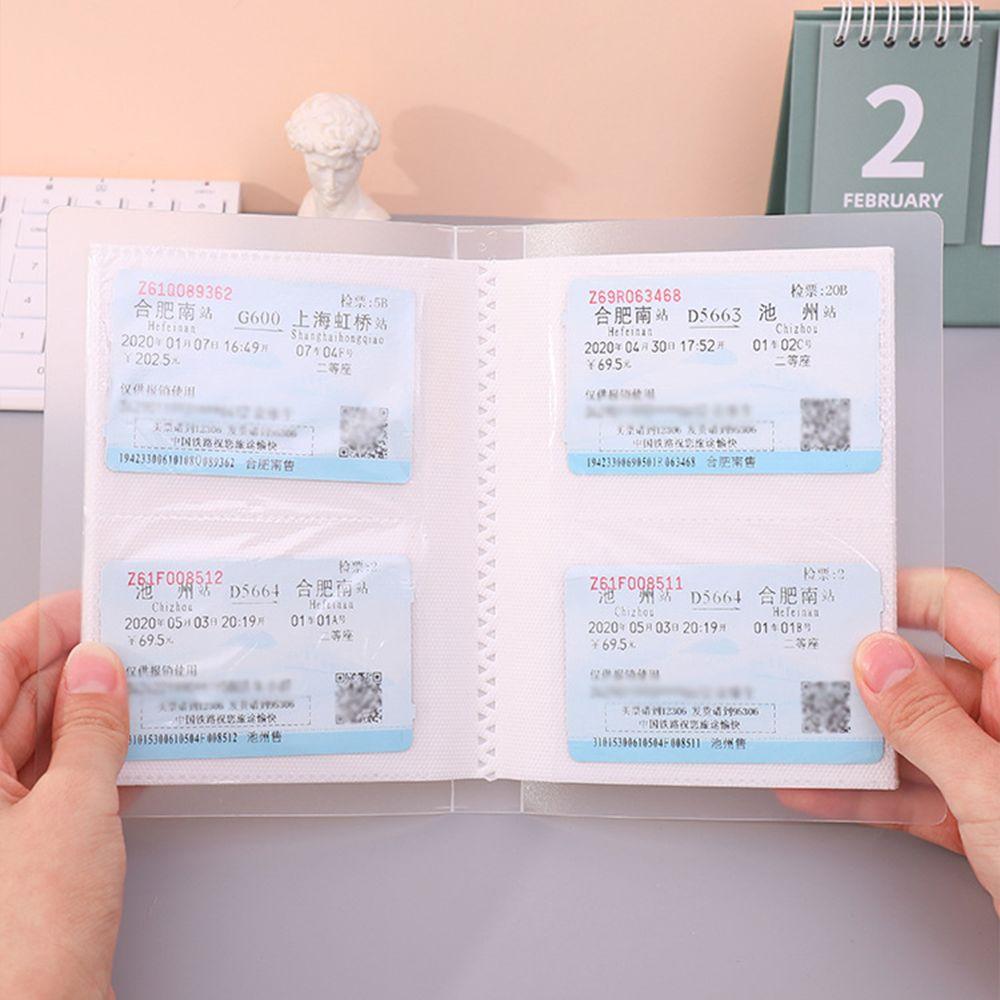 Capacity Showing Book Empty Storage Case Photo Storage Book Transparent Album Photo Collection