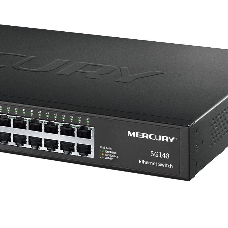 Mercury SG148 48-Port Gigabit Unmanaged Ethernet Switch