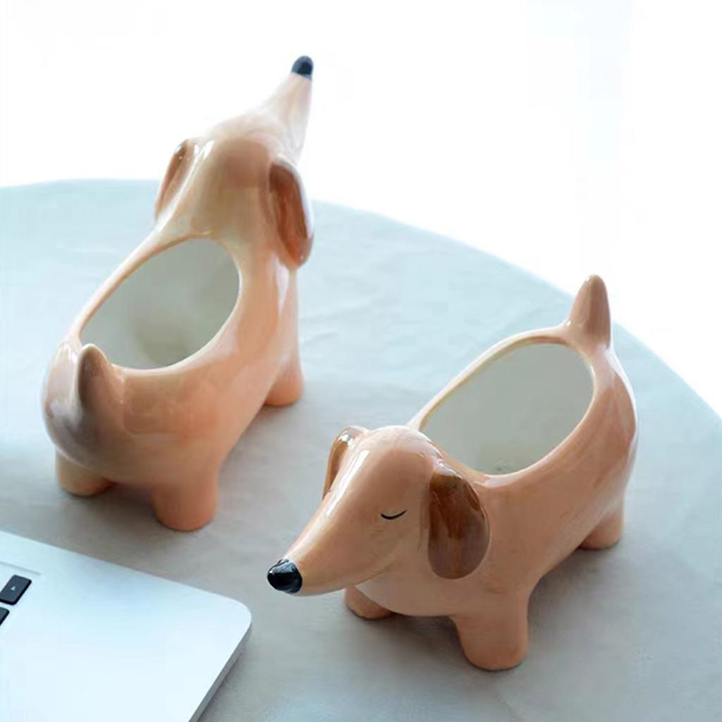 Формы для суккулентных растений Формы для ваз Формы для цветочных горшков в форме собаки-таксы Формы для эпоксидной смолы Формы для держателей ручек