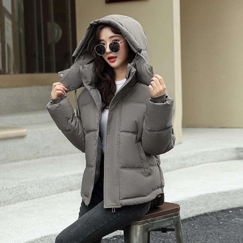 New Loose Bread Clothes Cotton Clothes Winter Fashion Hooded Thickened Cotton Clothes Warm Jacket