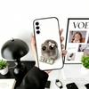 Чехол для телефона-мема S-Sad H-Hamster для Samsung Galaxy A73, A72, A71, A70, A53, A52, A51, Мягкий силиконовый черный чехол