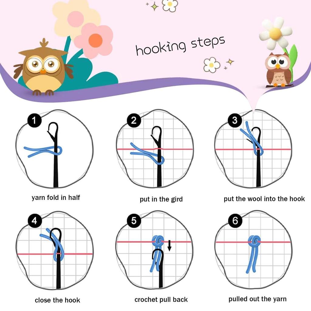 Cute Animal Latch Hook Rug Kits Pillows Smyrna Package Carpet Cat Embroidery Latch Hook Kit Diy Cross Stitch Pillow Knooppakket