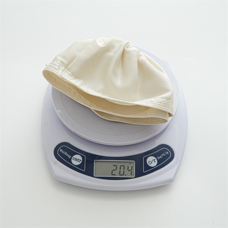 Oversized Solid Color Scrunchies Korean Satin Large Elastic Hairbands Hair Rings Rubber Band For Women Ponytail Hair Accessories