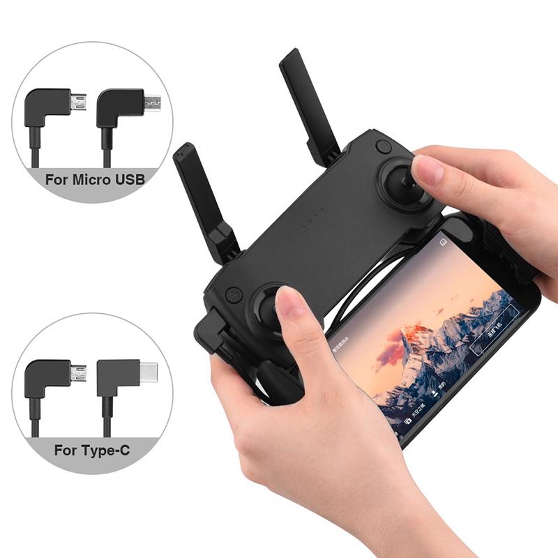 Otg кабель для передачи данных для Dji Mavic Mini Pro Air Spark Drone Type-C, адаптер Micro-USB