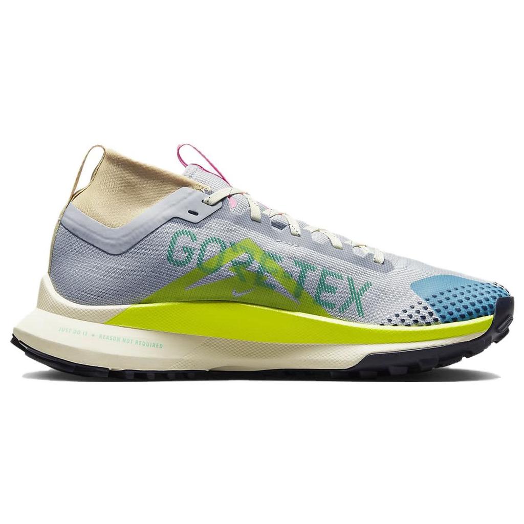 Nike React Pegasus Trail 4 GORE-TEX Wolf Grey Volt Женские кроссовки Stadium-Green Baltic-Blue DJ7929-002