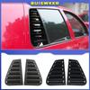 For VW Golf 4 MK4 1997-2006 Car Rear Triangle Blinds Louvers Cover Protector Stickers ABS Plastic Rear Glass Window Shutter