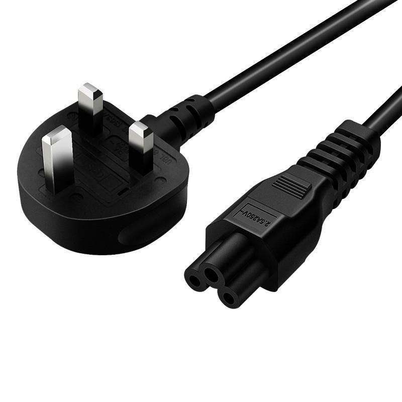 British Standard 3-Pin Power Cord, 13A Fuse, Pure Copper, Tinned Ends, 1.5m