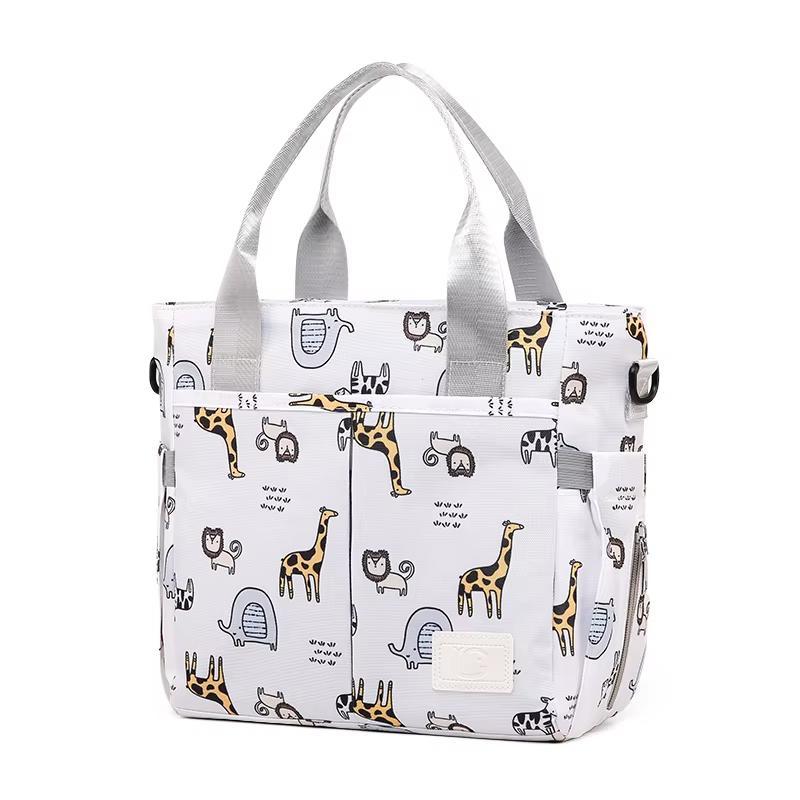 2026 New High Quality Cartoon Printing Mommy Shoulder Bag Waterproof Large Capacity Baby Bags