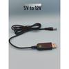USB-кабель-усилитель для устройств 9В/12В: Совместимо с маршрутизаторами, оптическими модемами, AI-колонками Xiaodu, люминесцентными панелями и светодиодным питанием постоянного тока.