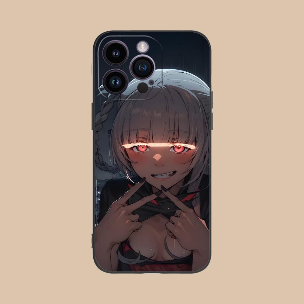 Nazuna Nanakusa Phone Case for iPhone 16 15 14 13 12 11 X XR XS 8 7 Pro Max Plus Mini Black Cover Smartphone Cellphones