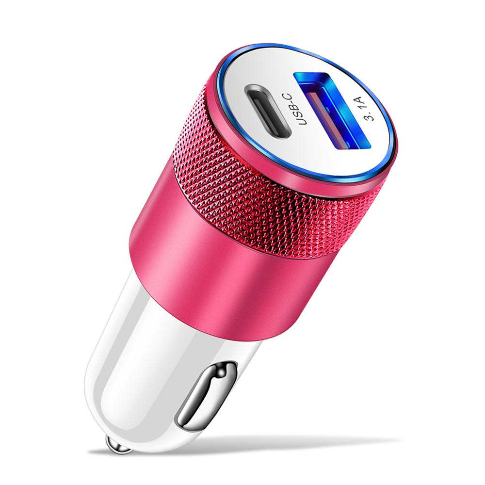 88w 3.1a Car Charger Quick Charge 3.0 Type C Fast Charging Phone Adapter For Iphone 12 11 Pro Max Redmi Huawei Samsung S21 S22