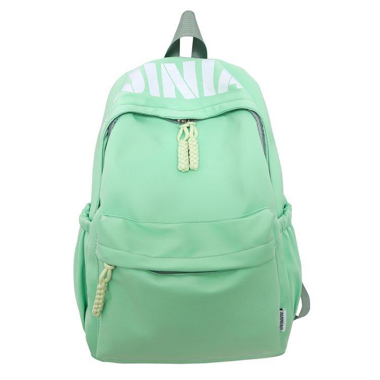 Schoolbag Japanese ins Letter Large Capacity Campus Lightweight Simple Commuter Versatile Junior High School Student Backpack