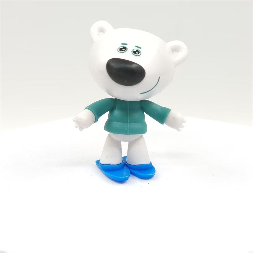 Be Be Bears Фигурки Действия Известный Русский Поучительный Мультфильм Аниме Оригинальные 3-4 см Коллекционные Фигурки Игрушка Детские Подарки на День Рождения