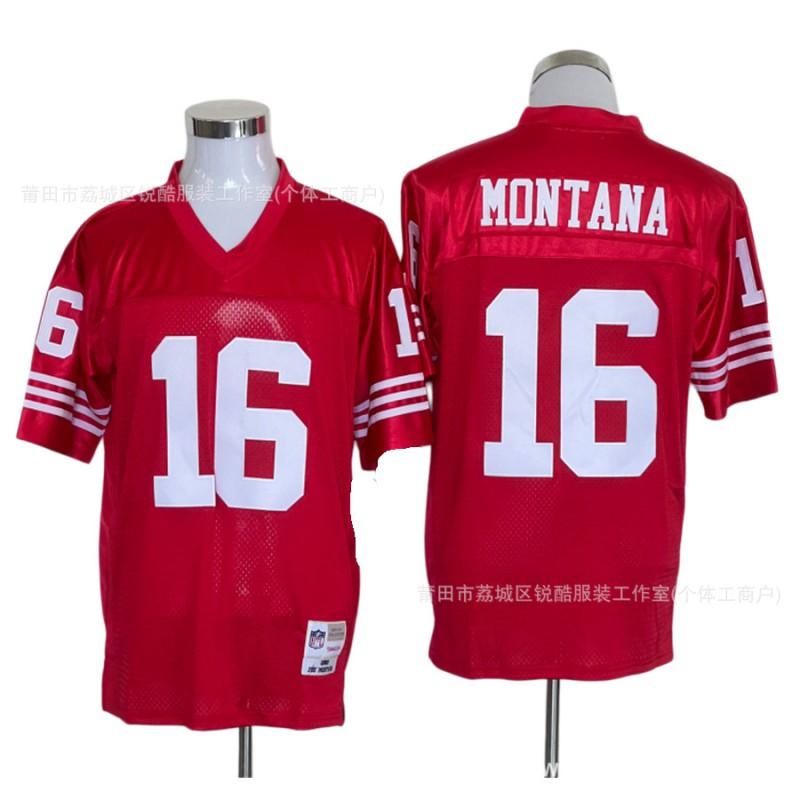 Retro NFL San Francisco 49ers Football Jersey T-Shirt Men Women Sportswear Team Fan Apparel