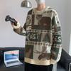Winter Vintage Sweater Men Japanese Cute Bear Women Knitted Sweater Pullover Hip Hop Harajuku Streetwear Men Clothing Tops