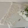Floral Printed Lace Triangle Scarf Embroidered Embroidered Flower Scarves Butt Curtain  Party