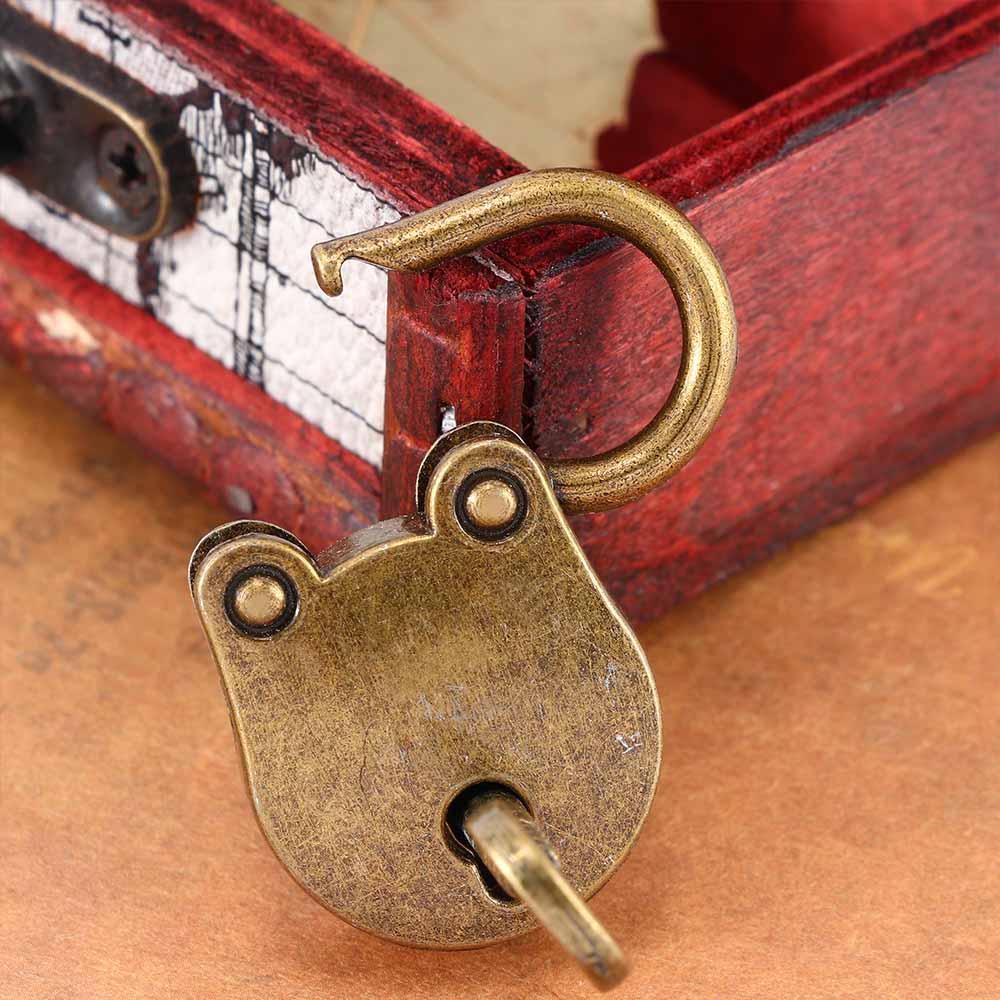 Useful Archaize Mini Lock Padlocks with Key Old Vintage