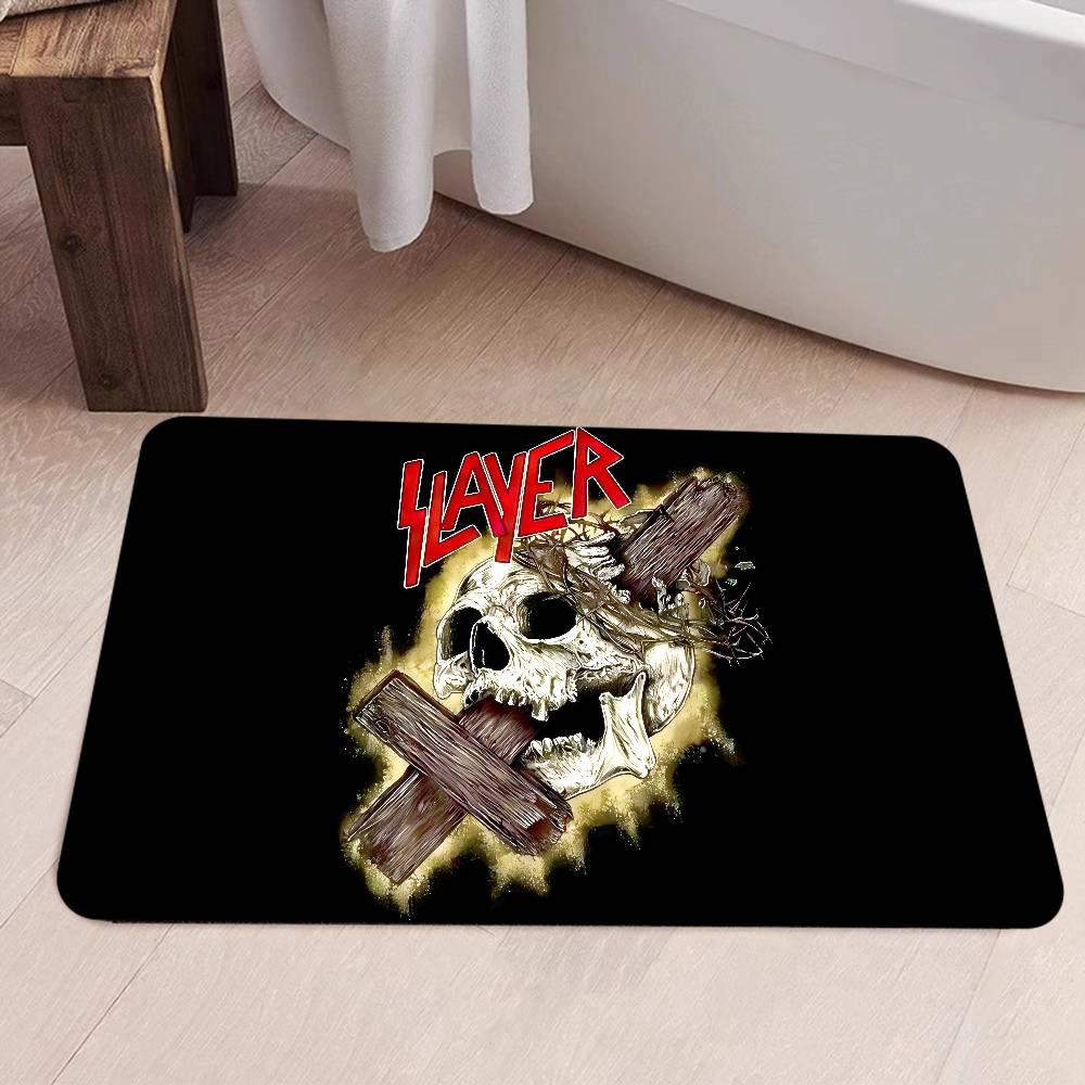 S-Slayer Хэви-метал группа Музыкальный коврик для двери Детская комната Спальня Декорация Балкон Противоскользящий придверный коврик Коврик для гостиной Ковер
