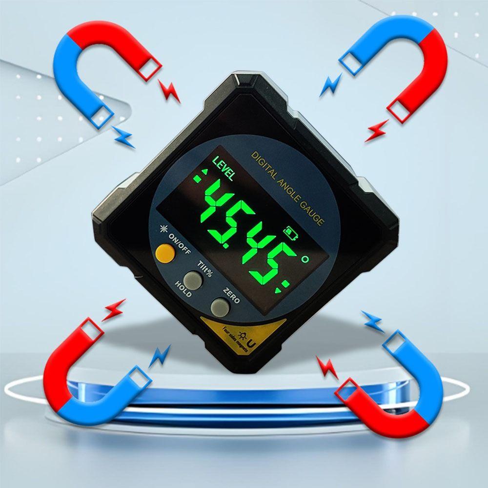 Magnet Tilt Digital Protractor Rechargeable Level Angle Goniometer Electronic Level Laser