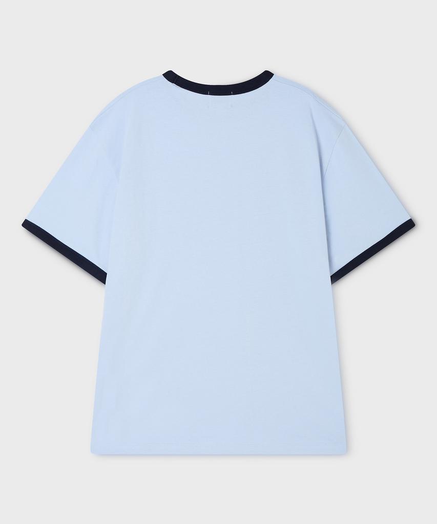 WHO.A.U Винтажная футболка с принтом мешка для семян Ringer T-Shirt / Whrag2491U