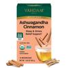 VAHDAM India, Настои, Травяной чай, Ашваганда Корица, Без кофеина, 18 пакетиков для заваривания, 28.8г (1,02 унции)