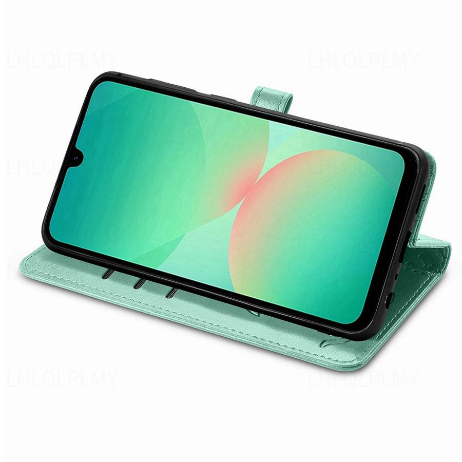 Leather Flip Protection Case For Samsung Galaxy A26 A36 A56 S25 Plus Ultra A 26 A 36 A 56 S 25 Cat And Dog Motif Wallet Cover