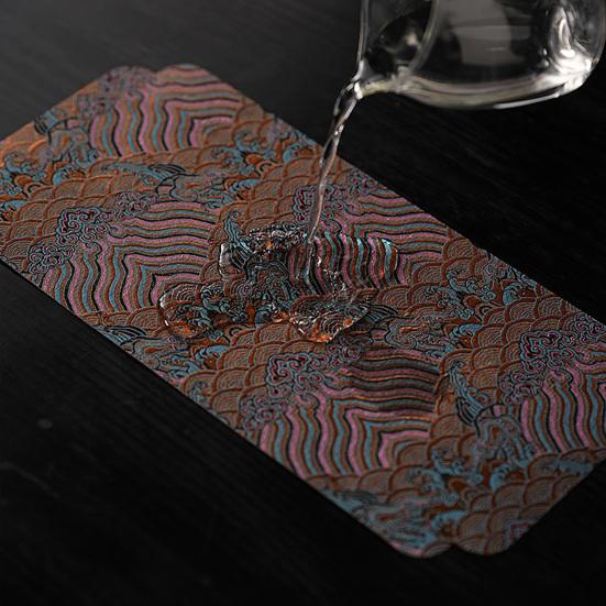 Полотенце для чайной салфетки Yousheng для чайного столика, китайское чайное художественное полотенце, декоративное эстетическое полотенце Zen для чайной комнаты, подарок любителям чая