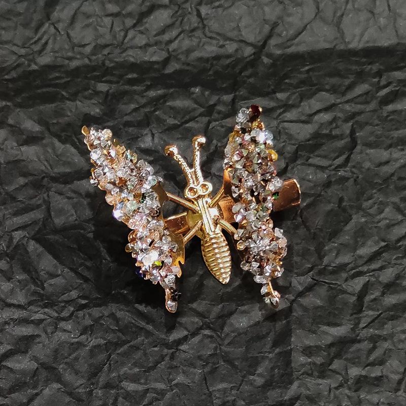 Заколка для волос «Крылья бабочки» для девочек - Новый корейский стиль, аксессуар для простых причесок