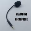 Replacement Mic 3.5mm Plug Microphone for Headphone with Sponge Cover and Superior Sound Quality