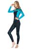 MORGEN SKY Гидрокостюм Женский 2мм Цельный Неопреновый Для Дайвинга Серфинга Рыбалки Цельный Задняя Молния Водные Виды Спорта Мокрый Классический (1813,L)